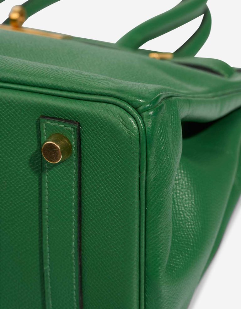 Hermès Birkin 30 Courchevel Vert Menthe Signs of wear | Sell your designer bag