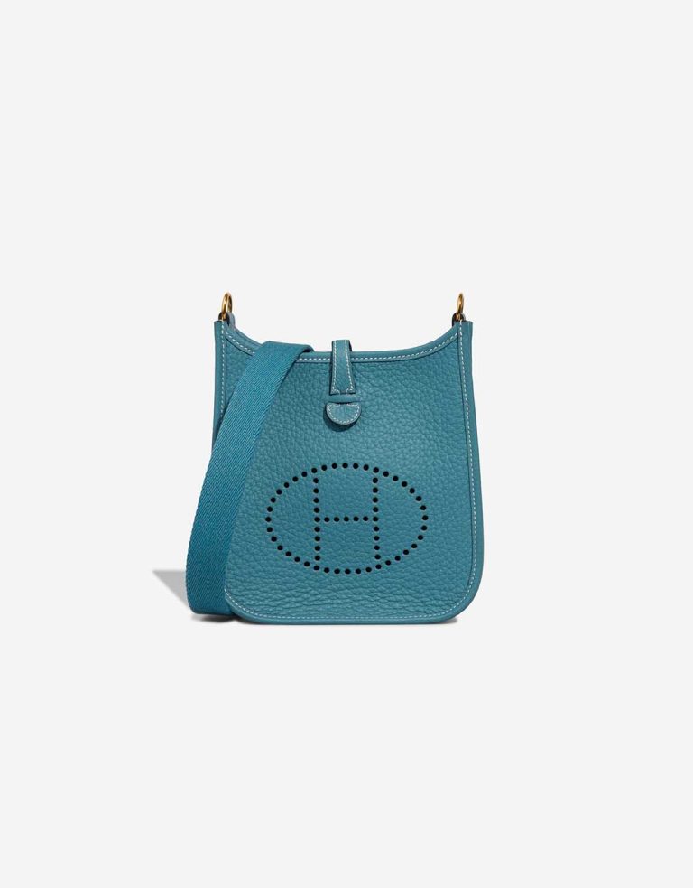 Hermès Evelyne 16 Clémence Bleu Jean Front | Sell your designer bag