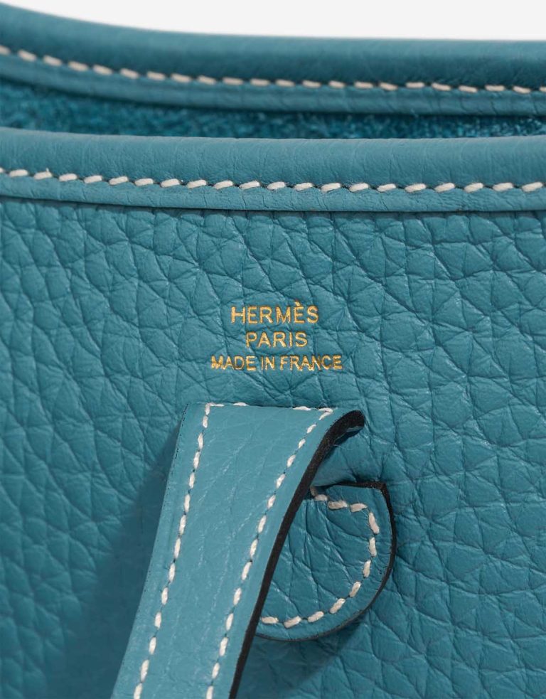 Hermès Evelyne 16 Clémence Bleu Jean Logo | Sell your designer bag