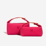 Hermès Bride-à-Brac Set Wool Rose Extrême / Orange H / Rouge H Front | Sell your designer bag