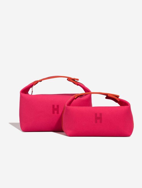 Hermès Bride-à-Brac Set Wool Rose Extrême / Orange H / Rouge H Front | Sell your designer bag