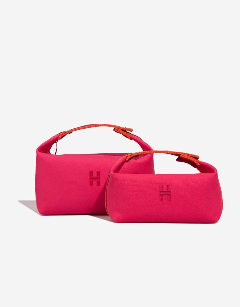 Hermès Bride-à-Brac Set Wool Rose Extrême / Orange H / Rouge H Front | Sell your designer bag