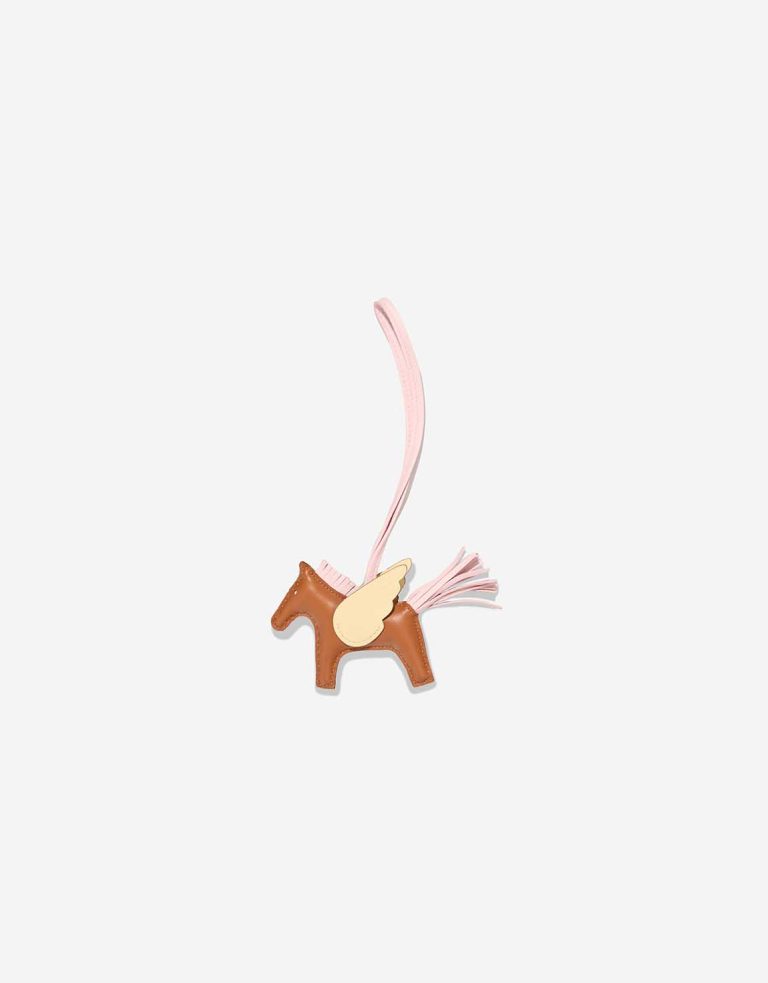 Hermès Rodeo Pegasus PM Milo Lamb Gold / Mauve Sylvestre / Nata Front | Sell your designer bag