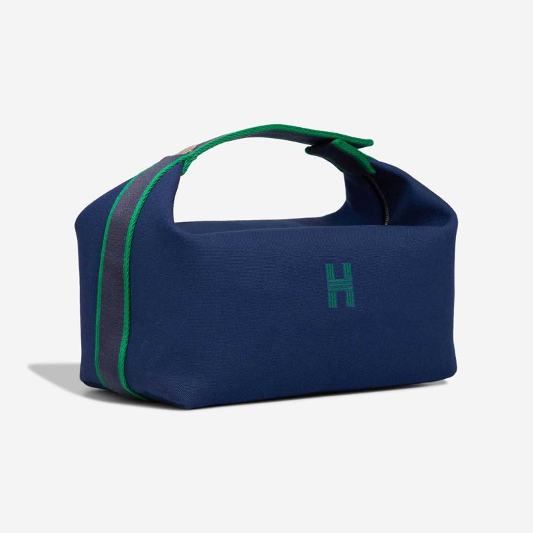 Hermès Bride-à-Brac Set Wool Bleu Marine / Menthe / Bleu Nuit | Sell your designer bag