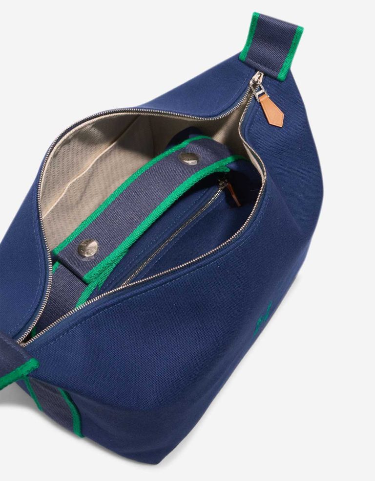 Hermès Bride-à-Brac Set Wool Bleu Marine / Menthe / Bleu Nuit Inside | Sell your designer bag
