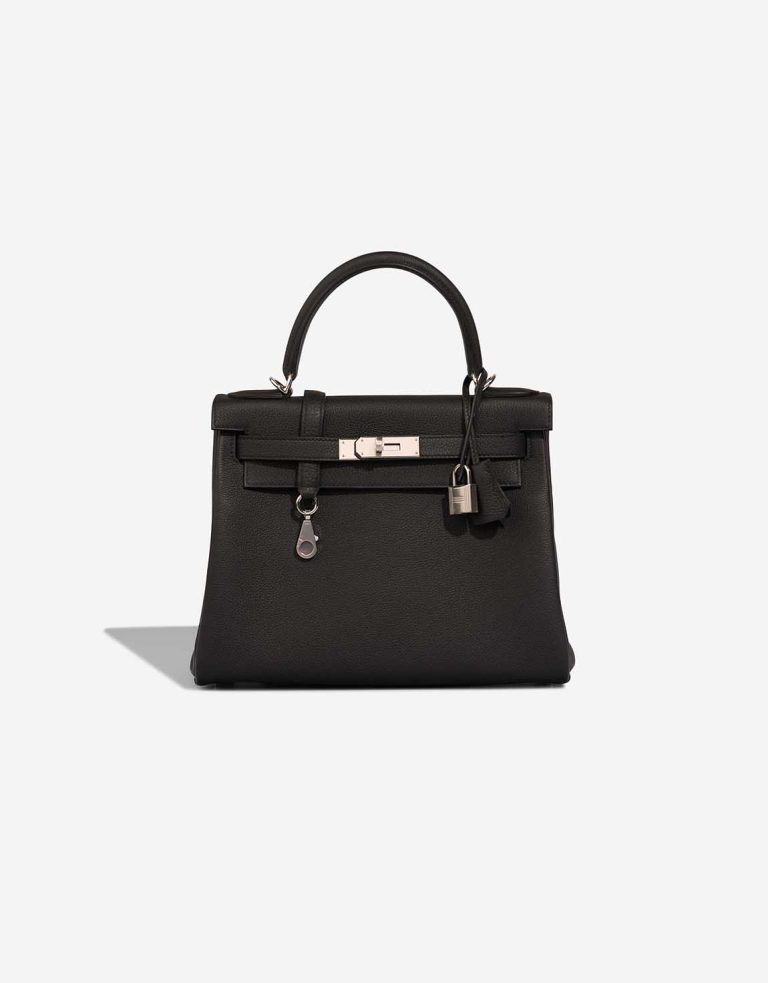 Hermès Kelly 28 Togo Black Front | Sell your designer bag