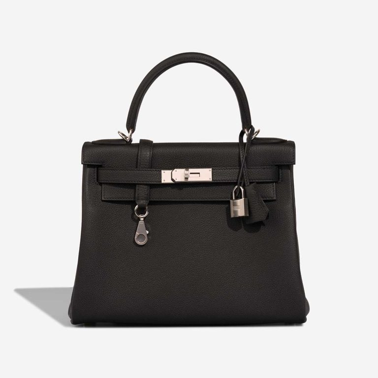 Hermès Kelly 28 Togo Black Front | Sell your designer bag
