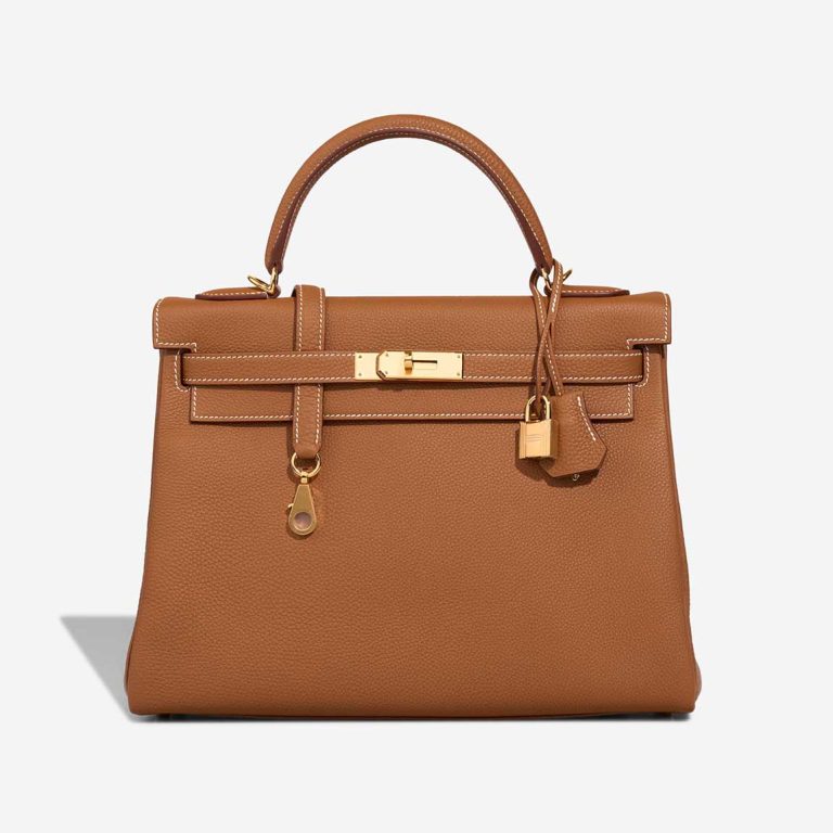 Hermès Kelly 32 Togo Gold Front | Sell your designer bag