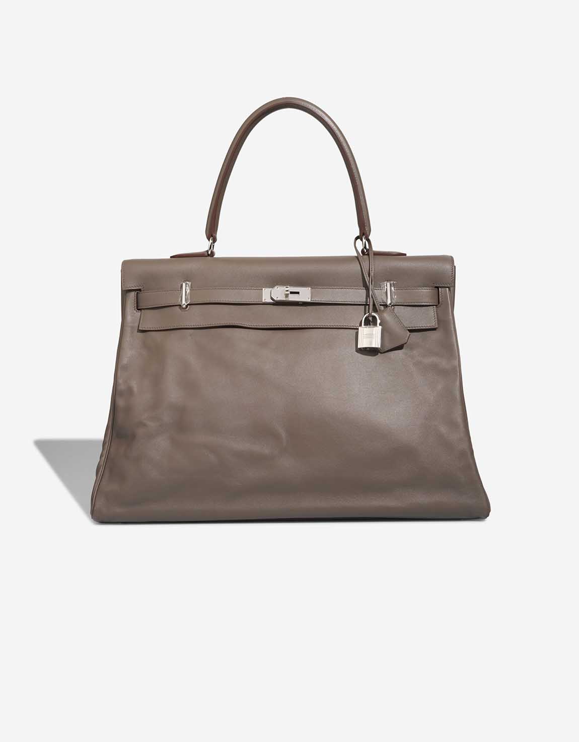 【HERMES】Gigi50 シルバーケリーバックル 6344_Hermes_Kelly_50_Gris_Tour