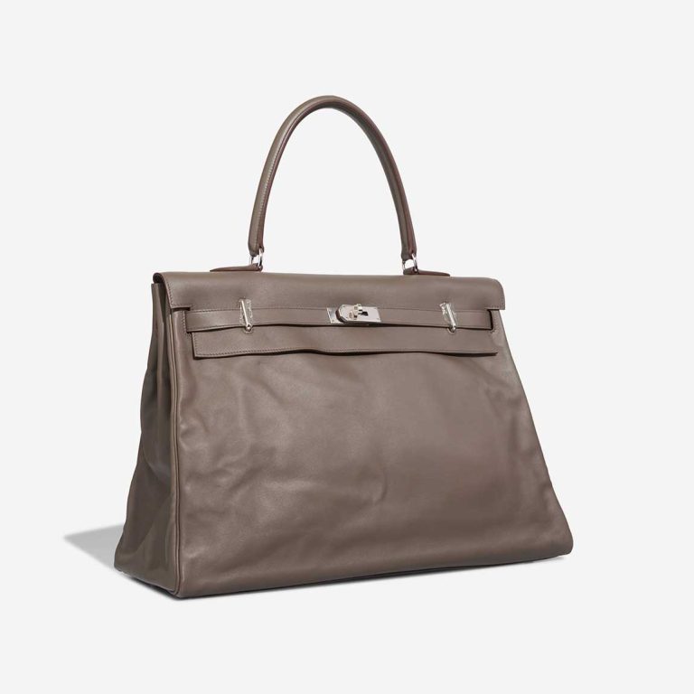 Hermès Kelly 50 Veau Sikkim Gris Tourterelle | Sell your designer bag