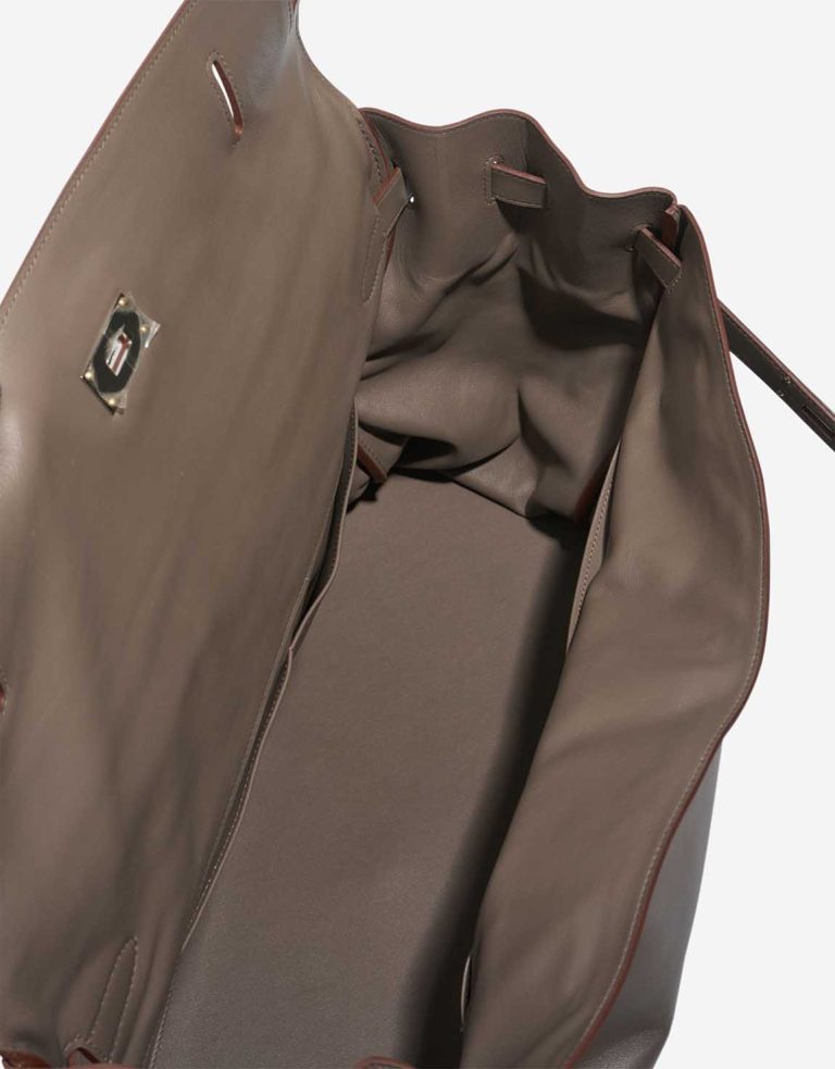 Hermès Kelly 50 Veau Sikkim Gris Tourterelle Inside | Sell your designer bag