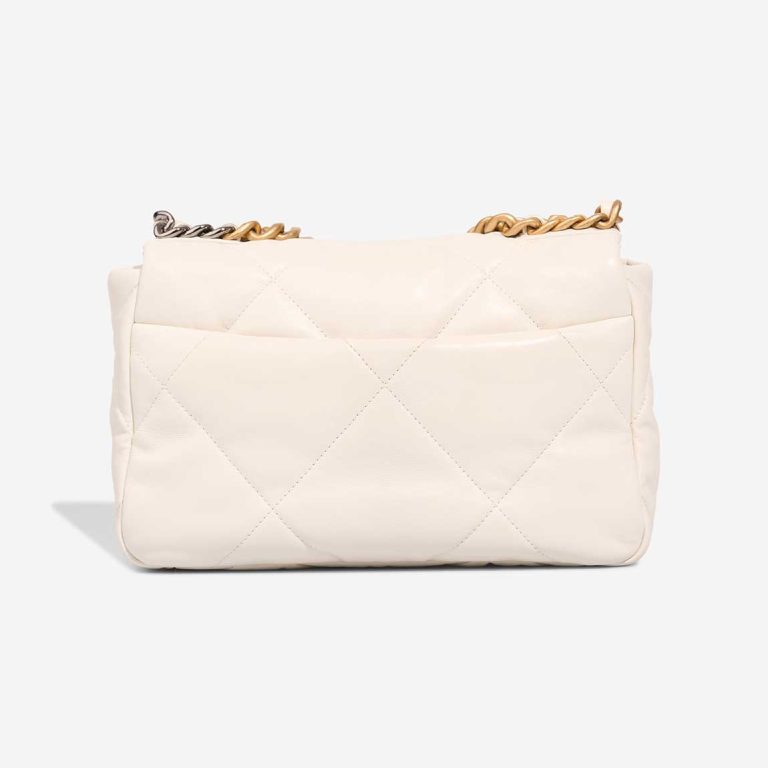 Chanel 19 Flap Bag Lamb White | Sell your designer bag