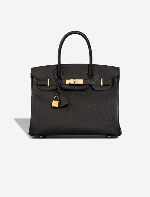 Hermès Birkin 30 Epsom Black Front | Sell your designer bag
