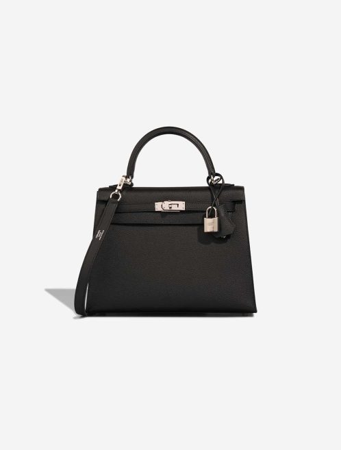 Hermès Kelly 25 Epsom Black Front | Sell your designer bag