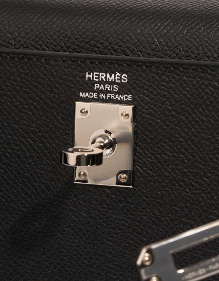 Hermès Kelly 25 Epsom Black Logo | Sell your designer bag