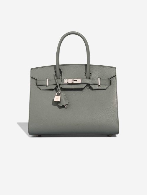 Hermès Birkin 30 Epsom Vert Amande Front | Sell your designer bag