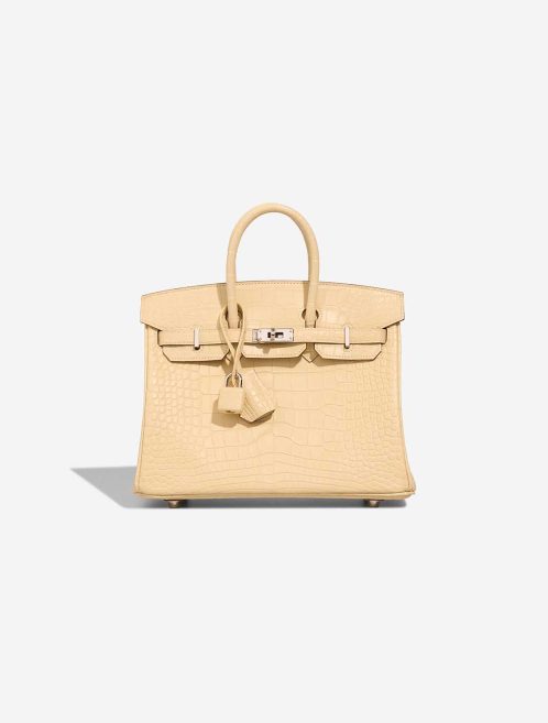 Hermès Birkin 25 Matte Alligator Vanille Front | Sell your designer bag