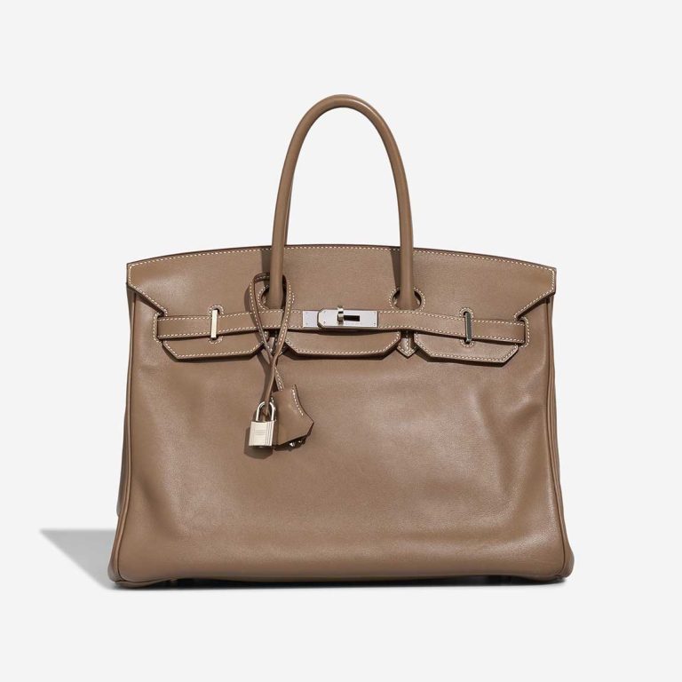 Hermès Birkin 35 Swift Étoupe Front | Sell your designer bag