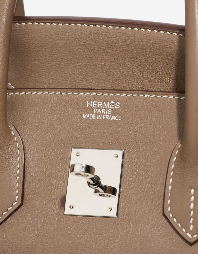 Hermès Birkin 35 Swift Étoupe Logo | Sell your designer bag