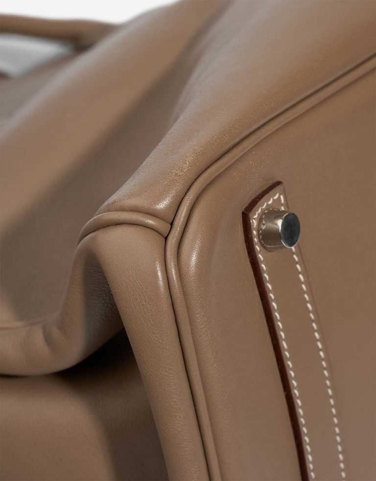 Hermès Birkin 35 Swift Étoupe Signs of wear | Sell your designer bag
