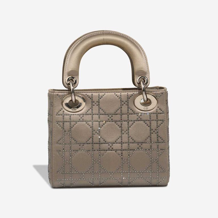 Dior Lady Small Silk Silver | Sell your designer bag
