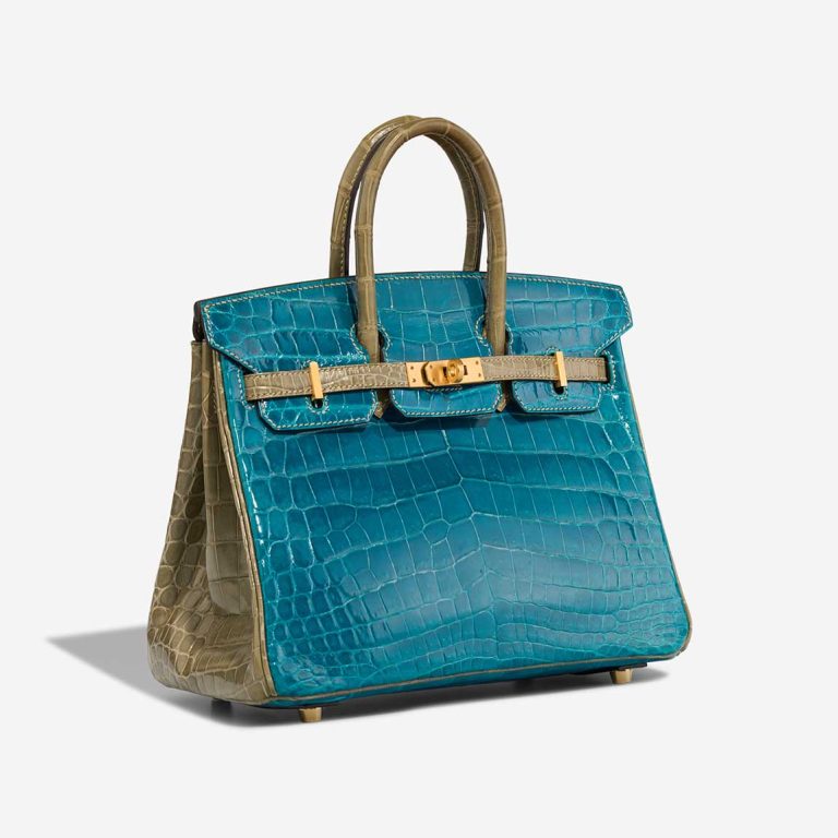 Hermès Birkin HSS 25 Niloticus Crocodile Bleu Izmir / Gris Tourterelle | Sell your designer bag