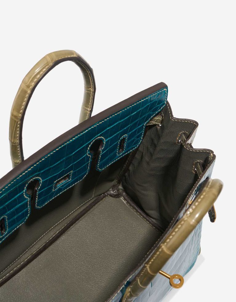 Hermès Birkin HSS 25 Niloticus Crocodile Bleu Izmir / Gris Tourterelle Inside | Sell your designer bag