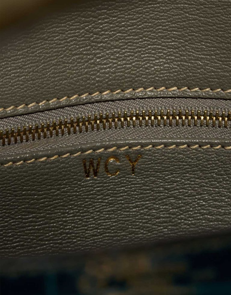 Hermès Birkin HSS 25 Niloticus Crocodile Bleu Izmir / Gris Tourterelle Signs of wear | Sell your designer bag