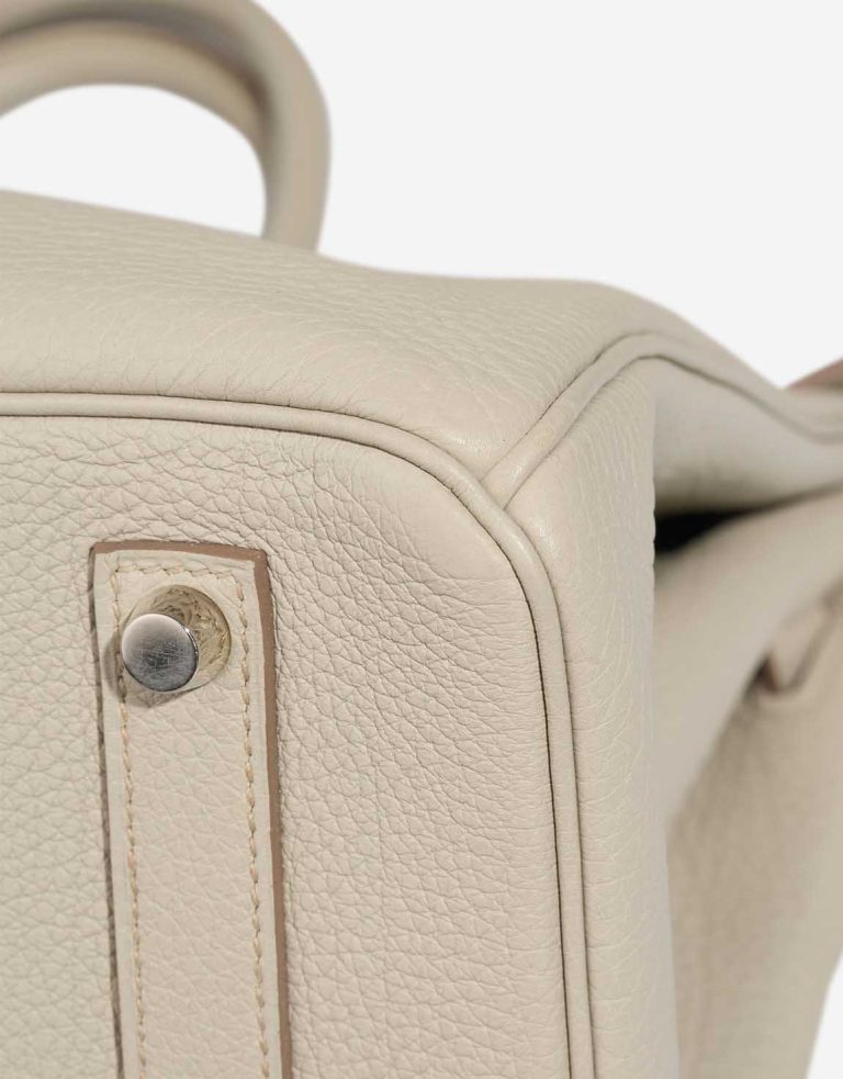 Hermès Birkin 35 Clémence Gris Perle Signs of wear | Sell your designer bag