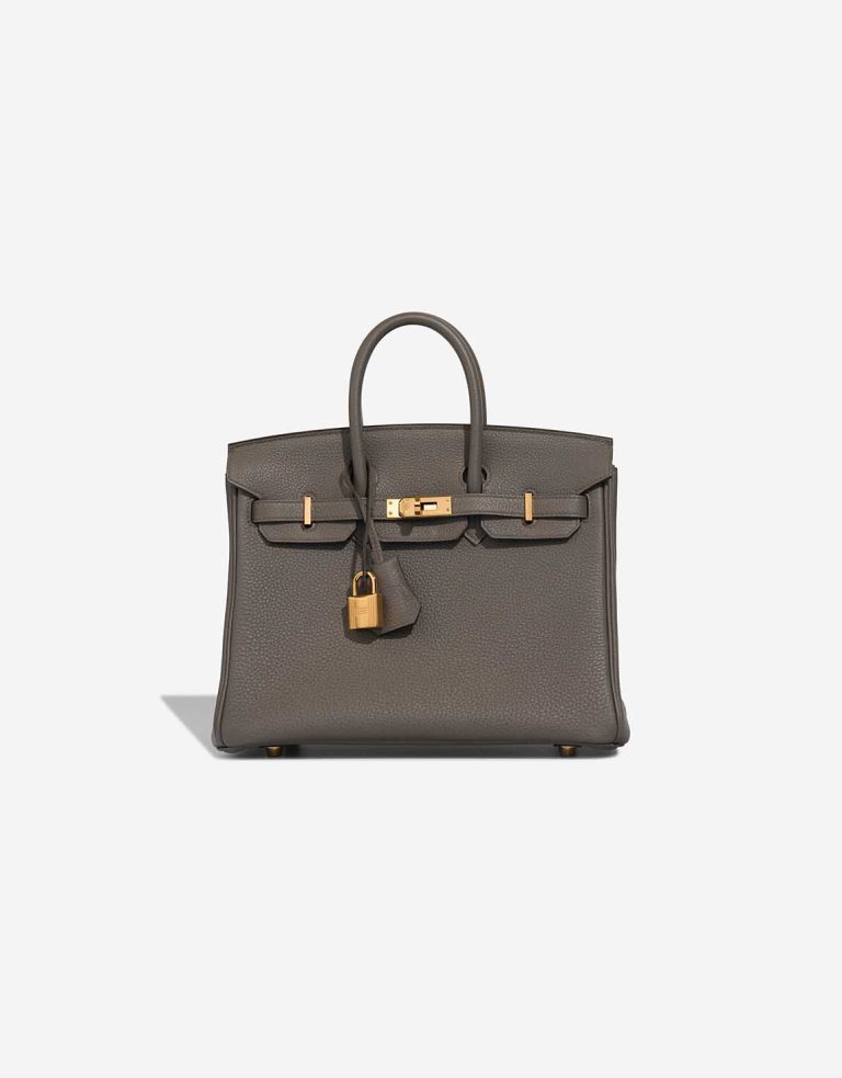 Hermès Birkin 25 Togo Gris Étain Front | Sell your designer bag