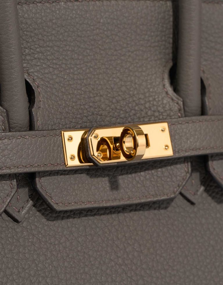 Hermès Birkin 25 Togo Gris Étain Closing System | Sell your designer bag
