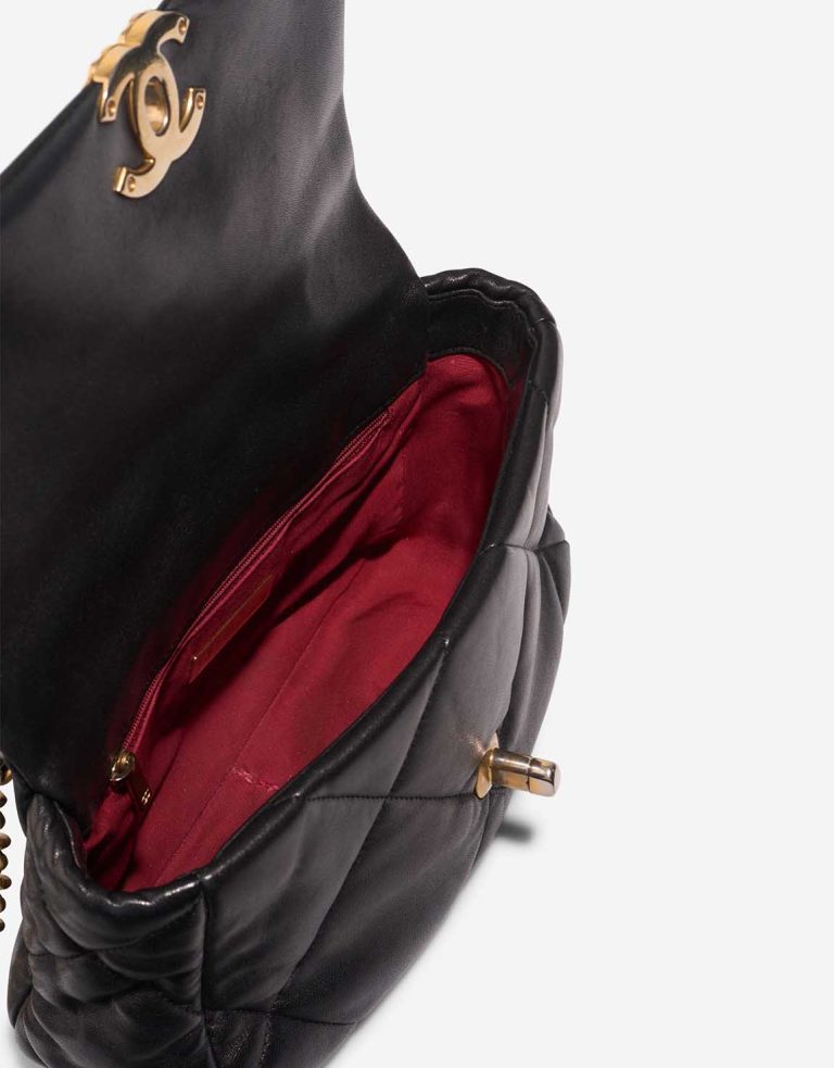 Chanel 19 Flap Bag Lamb Black Inside | Sell your designer bag