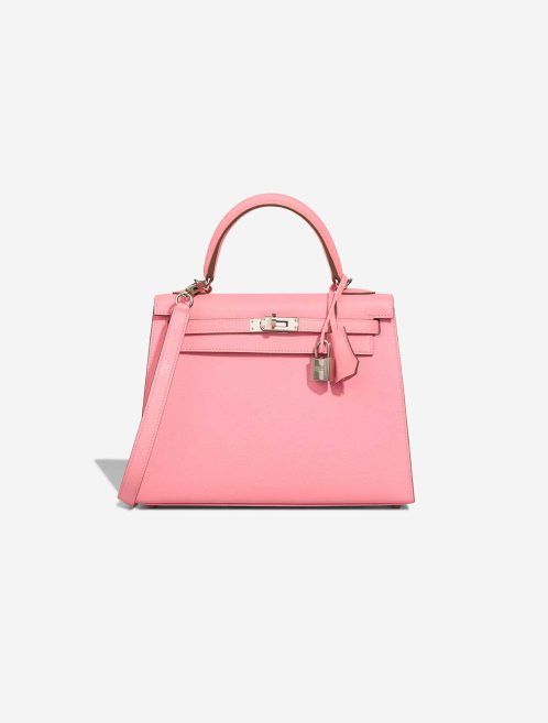 Hermès Kelly 25 Epsom Rose Confetti Front | Sell your designer bag