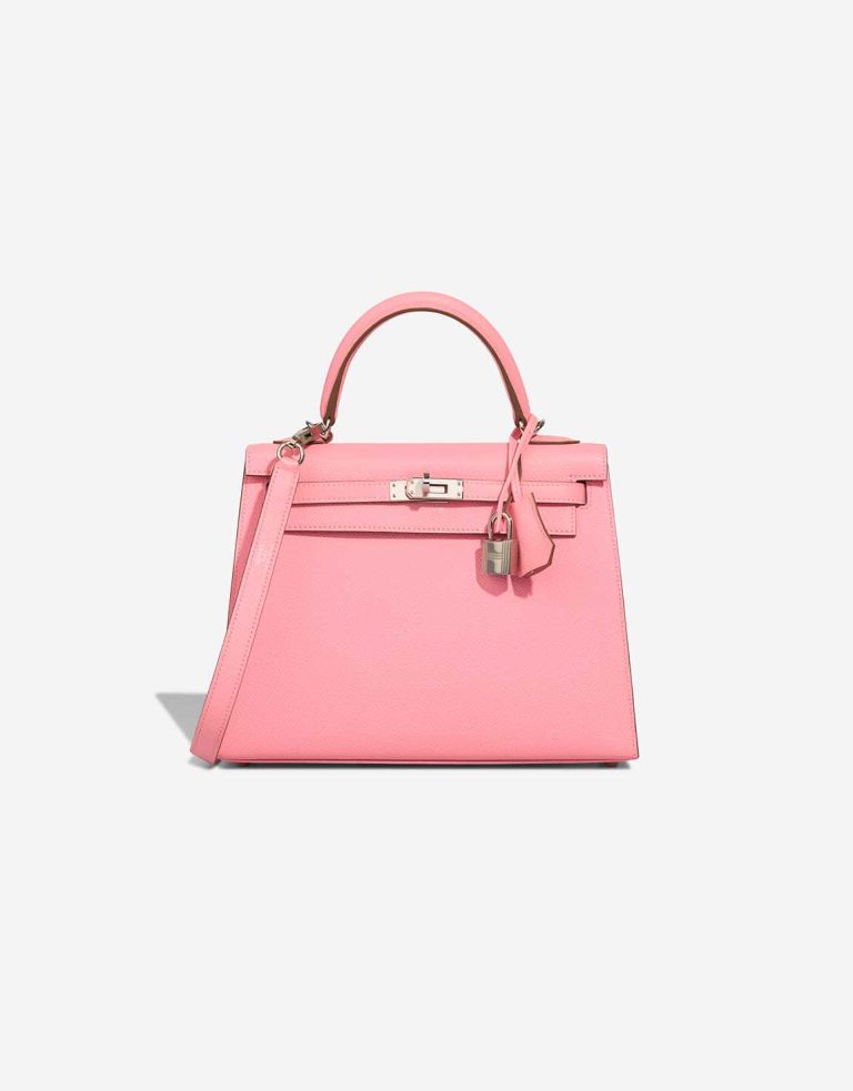 Hermès Kelly 25 Epsom Rose Confetti Front | Sell your designer bag