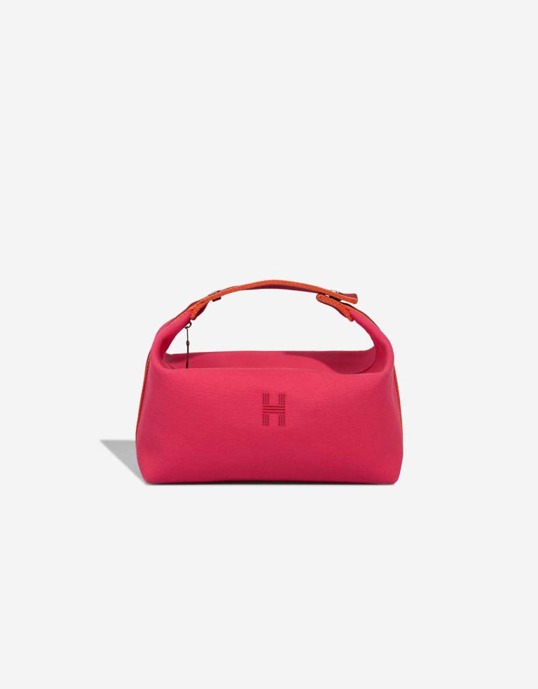 Hermès Bride-à-Brac Canvas Rouge H / Orange H / Hibiscus Front | Sell your designer bag