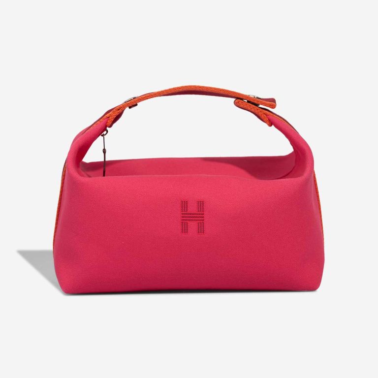 Hermès Bride-à-Brac Canvas Rouge H / Orange H / Hibiscus Front | Sell your designer bag