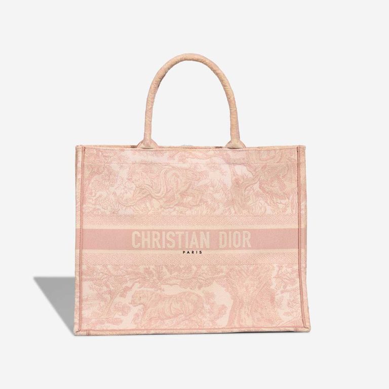 Dior Book Tote Large Toile de Jouy Light Pink Front | Sell your designer bag