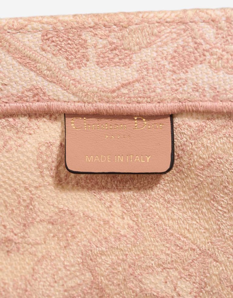Dior Book Tote Large Toile de Jouy Light Pink Logo | Sell your designer bag