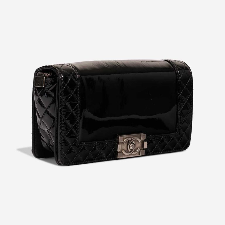 Chanel Boy Medium Patent Black | Sell your designer bag