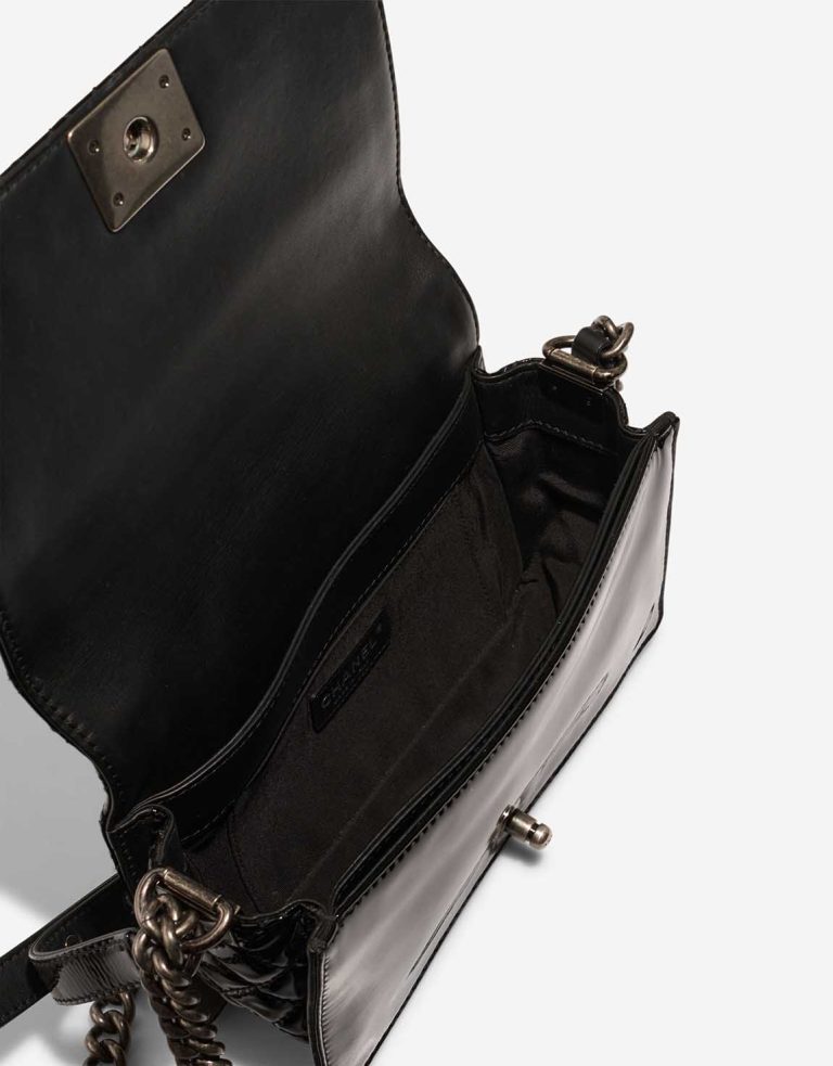 Chanel Boy Medium Patent Black Inside | Sell your designer bag