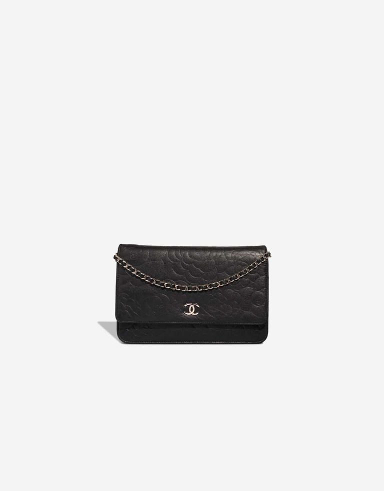 Chanel Timeless Wallet On Chain Lamb Black Front | Sell your designer bag