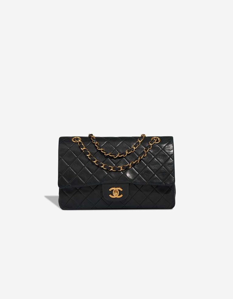 Chanel Timeless Medium Lamb Black Front | Sell your designer bag