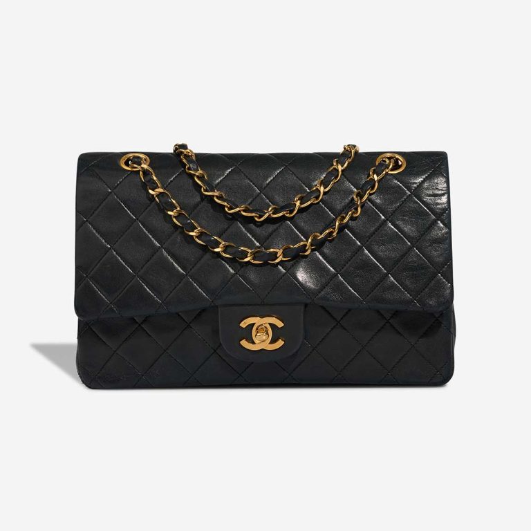 Chanel Timeless Medium Lamb Black Front | Sell your designer bag