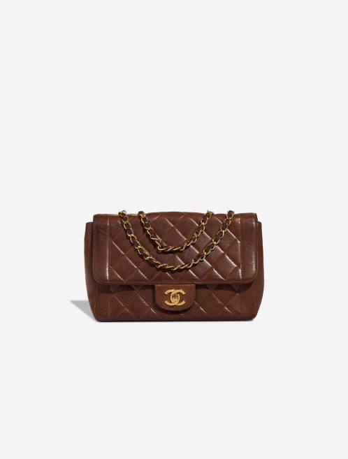 Chanel Timeless Medium Lamb Brown Front | Sell your designer bag