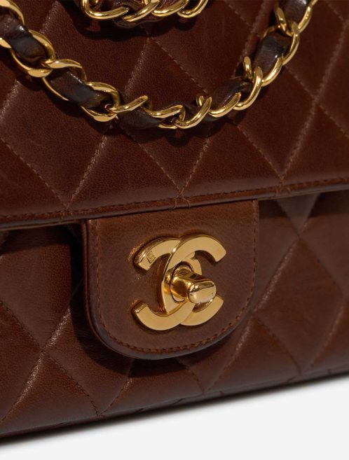 Chanel Timeless Medium Lamb Brown Closing System | Sell your designer bag