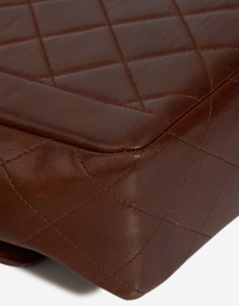 Chanel Timeless Medium Lamb Brown Signs of wear | Sell your designer bag