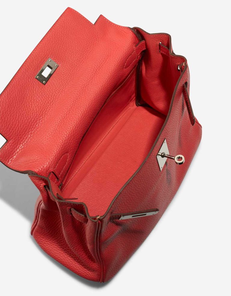 Hermès Kelly 28 Clémence Rose Jaipur Inside | Sell your designer bag