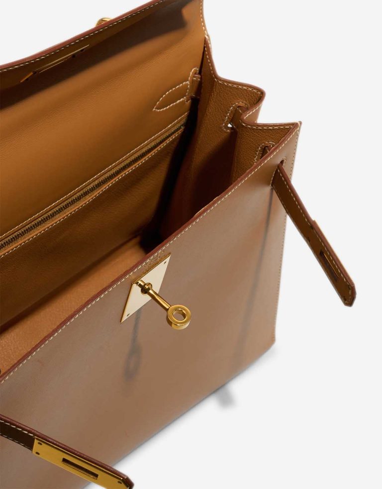 Hermès Kelly 28 Box Sable Naturel Inside | Sell your designer bag