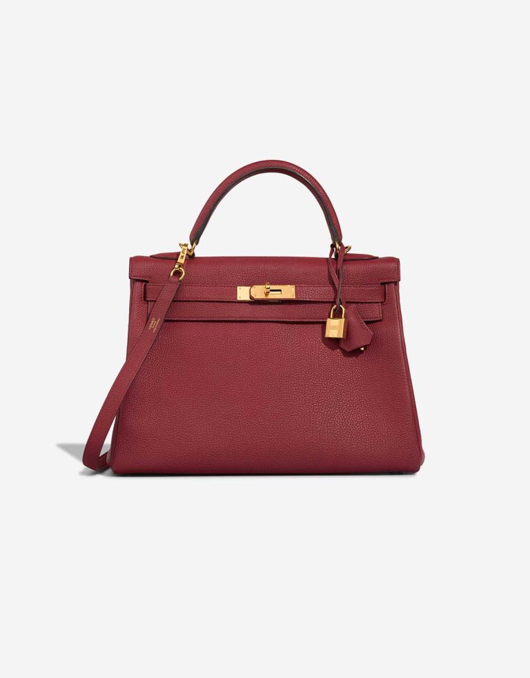 Hermès Kelly 32 Togo Bordeaux Front | Sell your designer bag