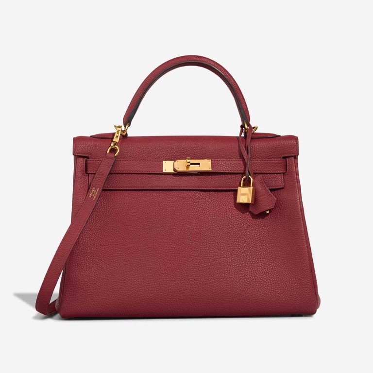 Hermès Kelly 32 Togo Bordeaux Front | Sell your designer bag